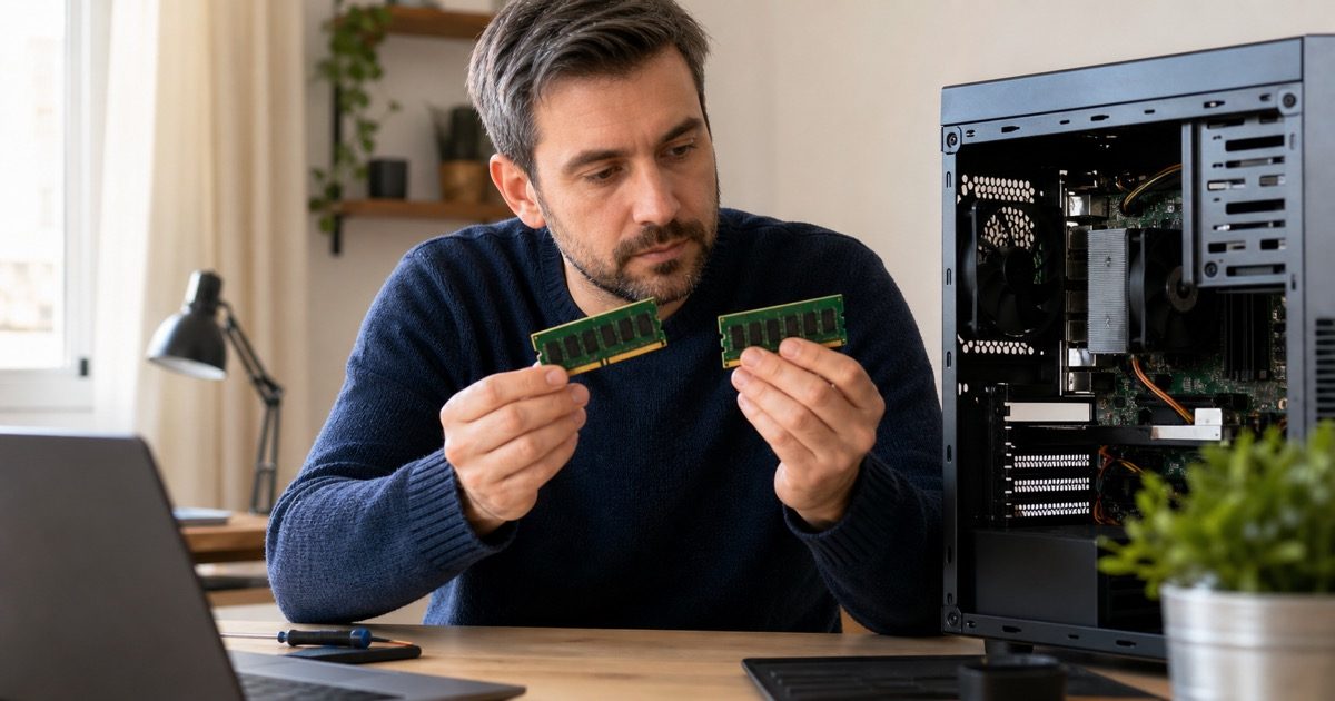 Ampliación de memoria RAM en ordenador — Informática Oleiros