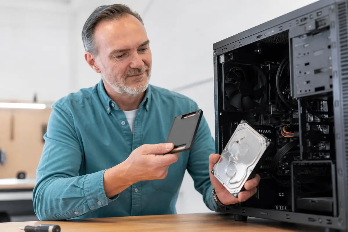 Sustitución de un disco mecánico por una unidad SSD